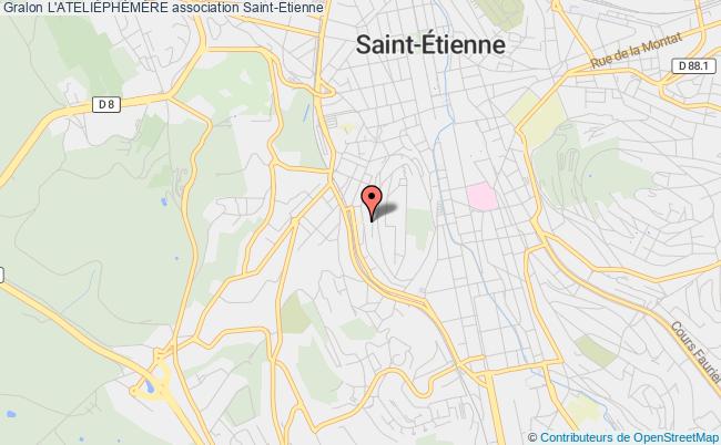 plan association L'ateliÉphÉmÈre Saint-Étienne