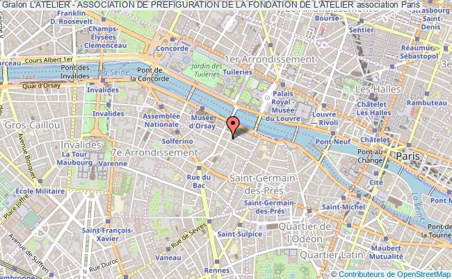 plan association L'atelier - Association De Prefiguration De La Fondation De L'atelier Paris