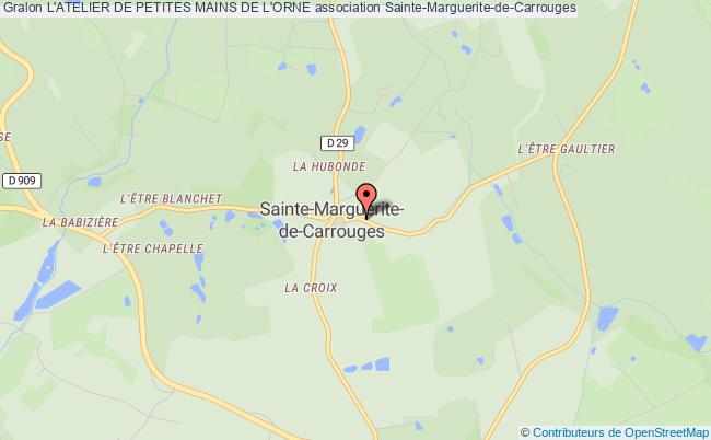 plan association L'atelier De Petites Mains De L'orne Sainte-Marguerite-de-Carrouges