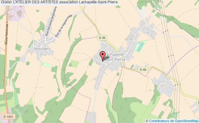plan association L'atelier Des Artistes Lachapelle-Saint-Pierre