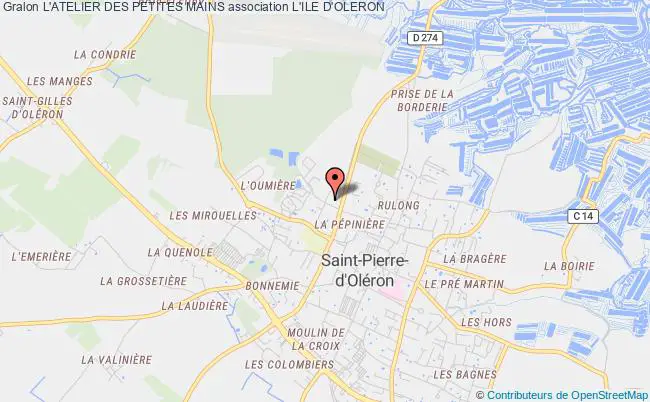 plan association L'atelier Des Petites Mains Saint-Pierre-d'Oléron