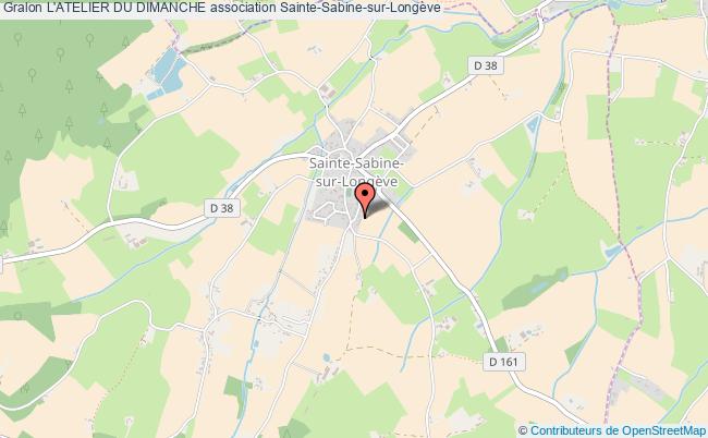 plan association L'atelier Du Dimanche Sainte-Sabine-sur-Longève
