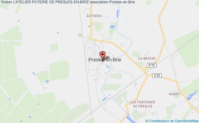 plan association L'atelier Poterie De Presles-en-brie Presles-en-Brie
