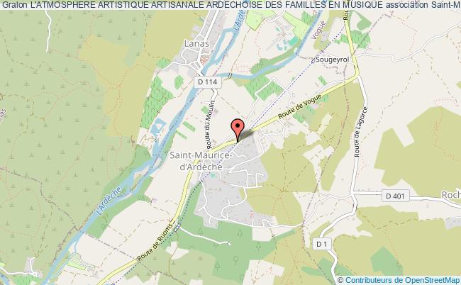 L'ATMOSPHERE ARTISTIQUE ARTISANALE ARDECHOISE DES FAMILLES EN MUSIQUE