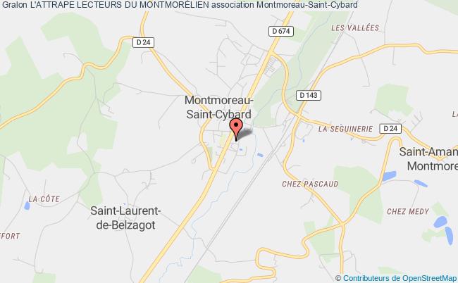 plan association L'attrape Lecteurs Du MontmorÉlien Montmoreau