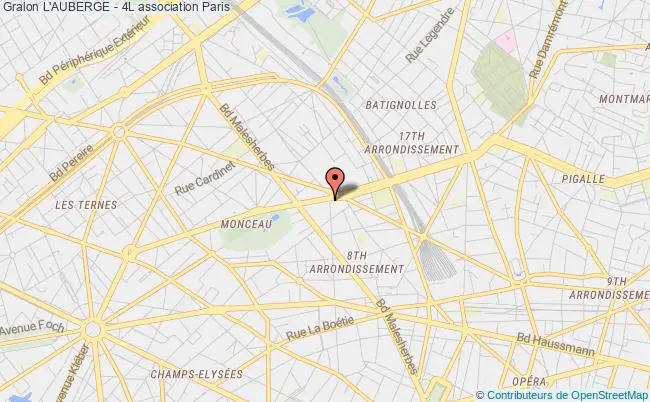 plan association L'auberge - 4l Paris