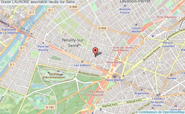 plan association L'aurore Neuilly-sur-Seine