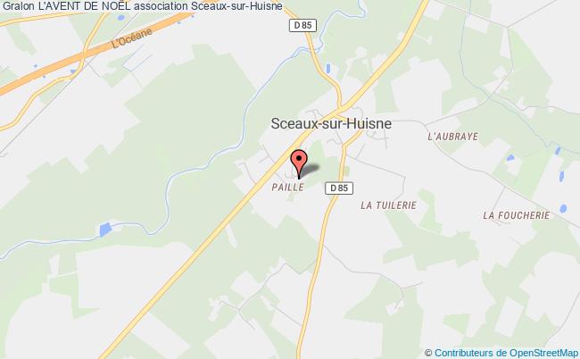 plan association L'avent De NoËl Sceaux-sur-Huisne