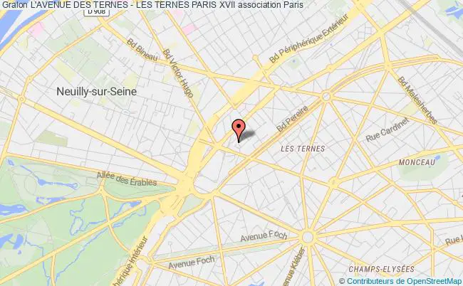 plan association L'avenue Des Ternes - Les Ternes Paris Xvii Paris