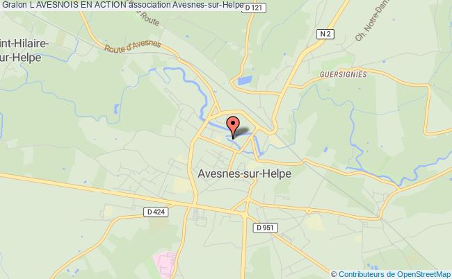 plan association L Avesnois En Action Avesnes-sur-Helpe