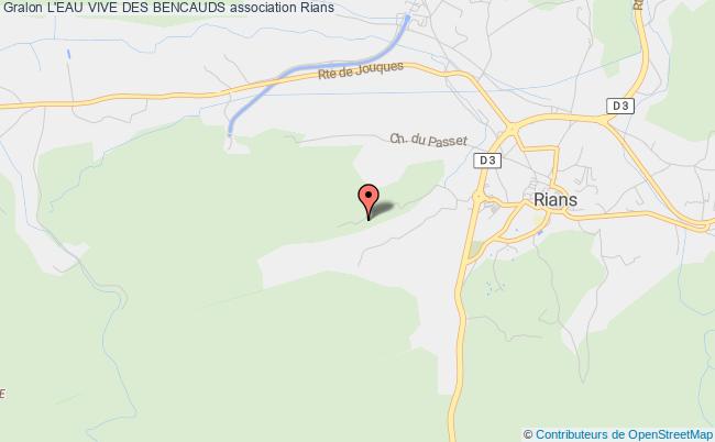 L'EAU VIVE DES BENCAUDS