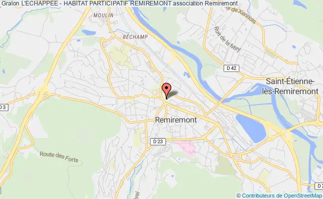 plan association L'ÉchappÉe - Habitat Participatif Remiremont Remiremont