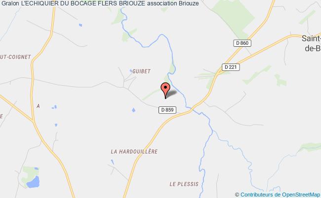 plan association L'echiquier Du Bocage Flers Briouze Briouze