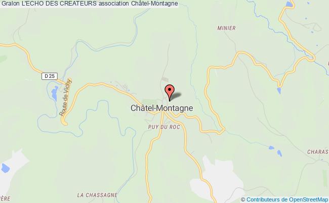 plan association L'echo Des Createurs Châtel-Montagne