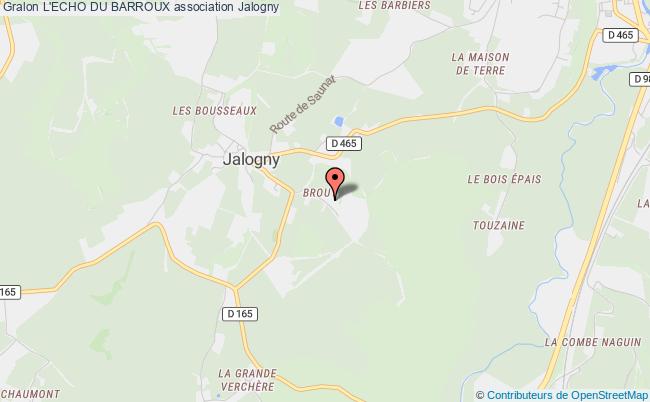 plan association L'echo Du Barroux Jalogny