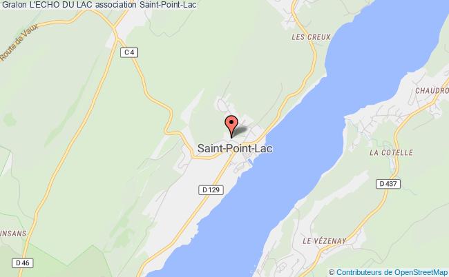 plan association L'echo Du Lac Saint-Point-Lac