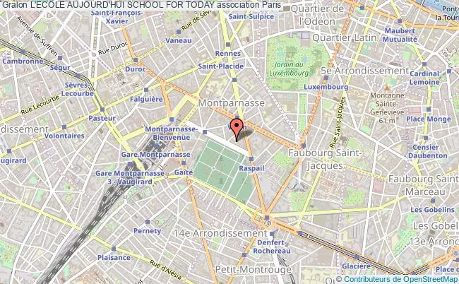 plan association L'ecole Aujourd'hui School For Today Paris