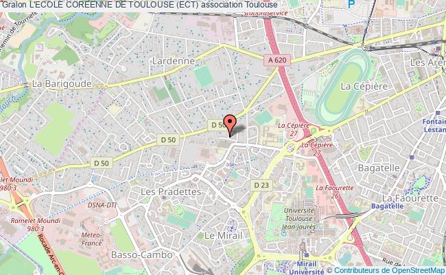 plan association L'ecole Coreenne De Toulouse (ect) Toulouse