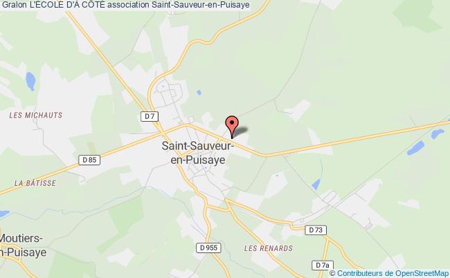 plan association L'École D'À CÔtÉ Saint-Sauveur-en-Puisaye
