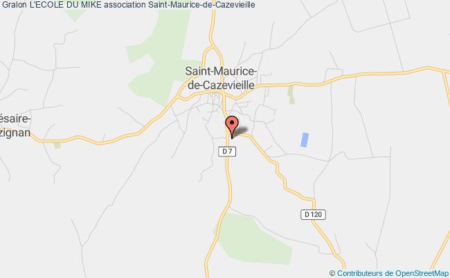 plan association L'ecole Du Mike Saint-Maurice-de-Cazevieille