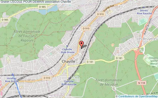plan association L'ecole Pour Demain Chaville