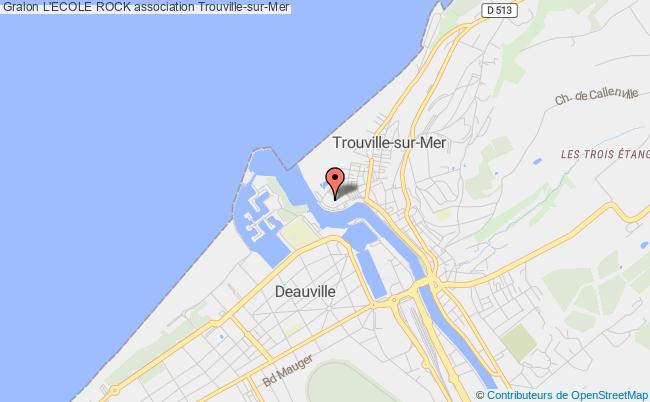 plan association L'ecole Rock Trouville-sur-Mer