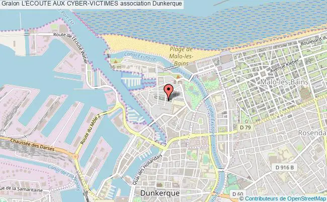 plan association L'Écoute Aux Cyber-victimes Dunkerque