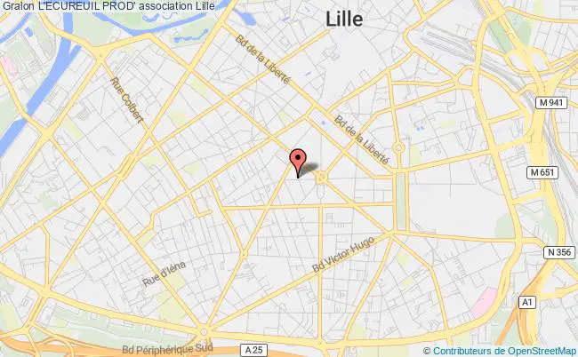 plan association L'ecureuil Prod' Lille