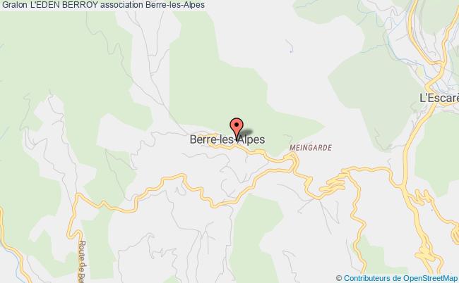 plan association L'eden Berroy Berre-les-Alpes