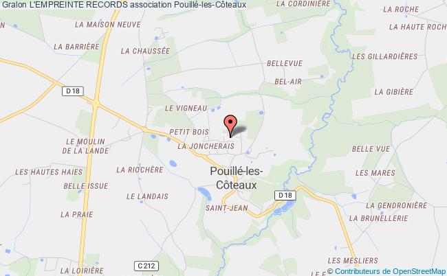 plan association L'empreinte Records Pouillé-les-Côteaux