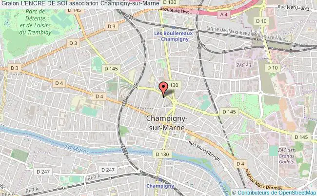plan association L'encre De Soi Champigny-sur-Marne