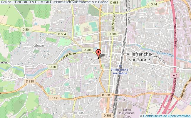plan association L'encrier A Domicile Villefranche-sur-Saône