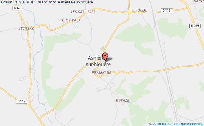 plan association L'ensemble Asnières-sur-Nouère