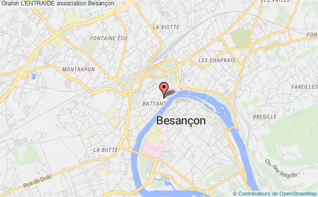 plan association L'entraide Besançon
