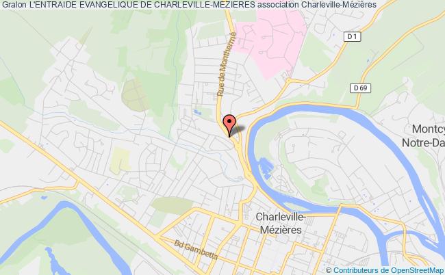 plan association L'entraide Evangelique De Charleville-mezieres Charleville-Mézières
