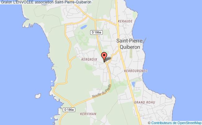 plan association L'envolee Saint-Pierre-Quiberon