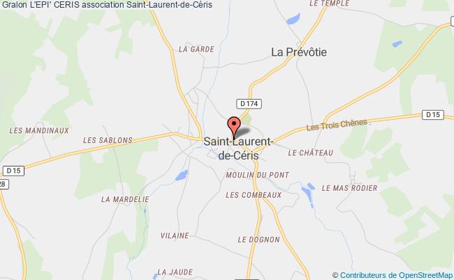 plan association L'epi' Ceris Saint-Laurent-de-Céris