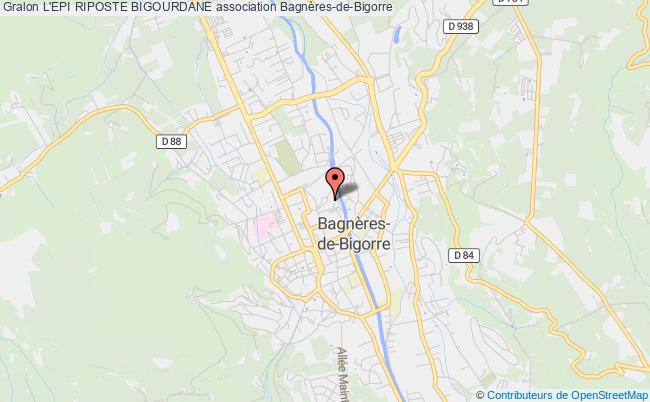 plan association L'epi Riposte Bigourdane Bagnères-de-Bigorre