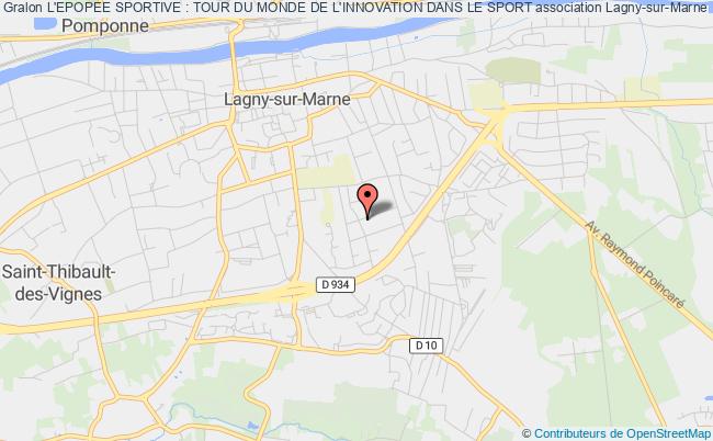 plan association L'epopee Sportive : Tour Du Monde De L'innovation Dans Le Sport Lagny-sur-Marne