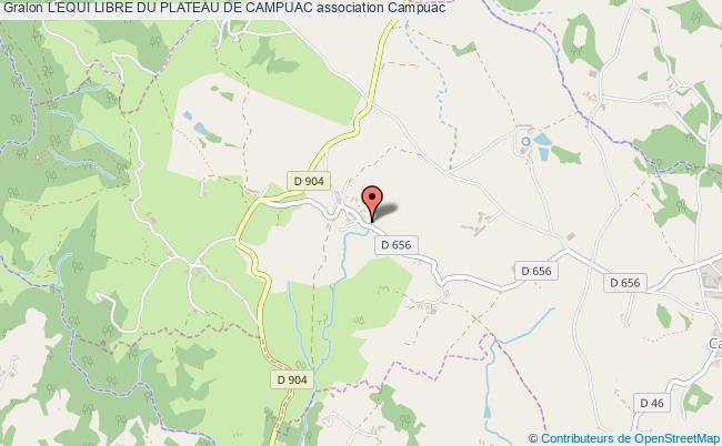 plan association L'equi Libre Du Plateau De Campuac Campuac