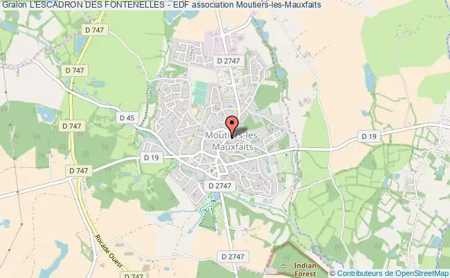 plan association L'escadron Des Fontenelles - Edf Moutiers-les-Mauxfaits