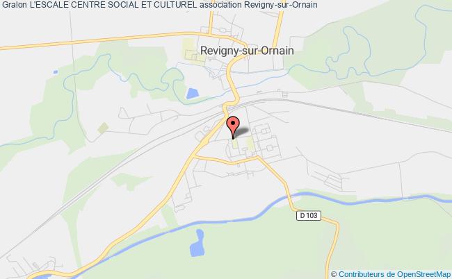 plan association L'escale Centre Social Et Culturel Revigny-sur-Ornain