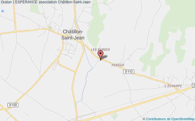 plan association L'espÉrance Châtillon-Saint-Jean