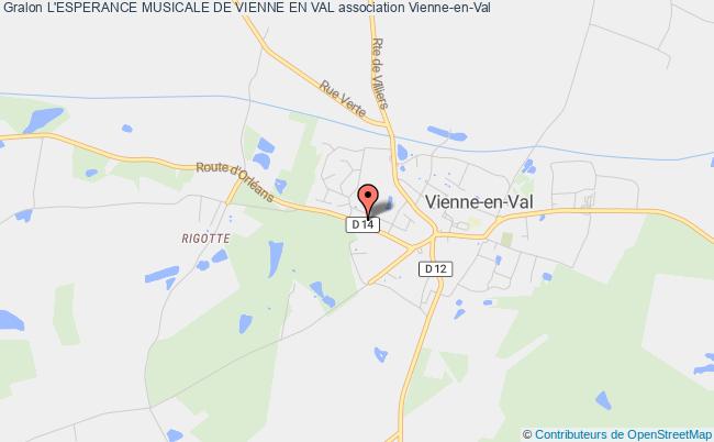 plan association L'esperance Musicale De Vienne En Val Vienne-en-Val