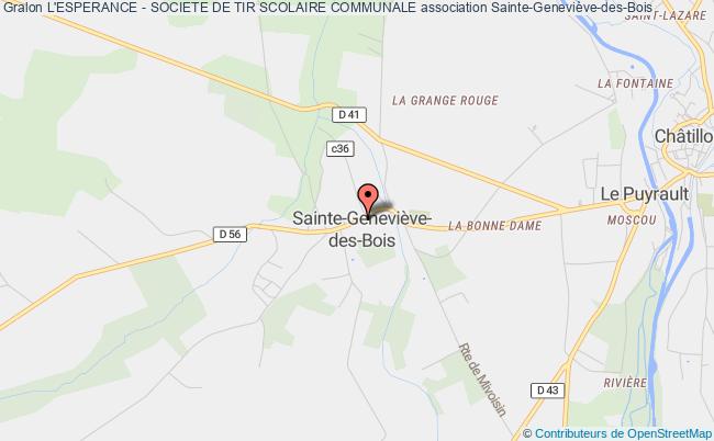 plan association L'esperance - Societe De Tir Scolaire Communale Sainte-Geneviève-des-Bois