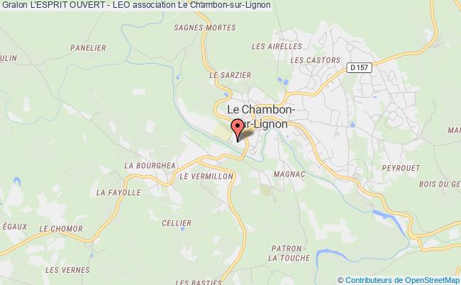 plan association L'esprit Ouvert - Leo Le    Chambon-sur-Lignon