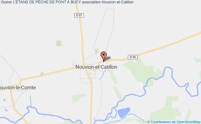 plan association L’Étang De PÊche De Pont À Bucy Nouvion-et-Catillon