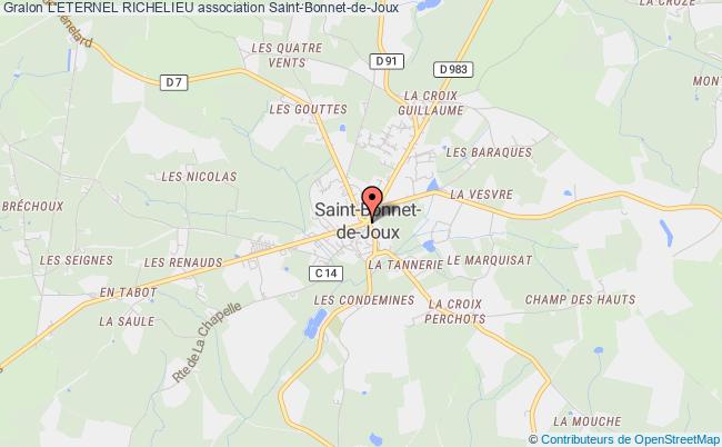 plan association L'eternel Richelieu Saint-Bonnet-de-Joux
