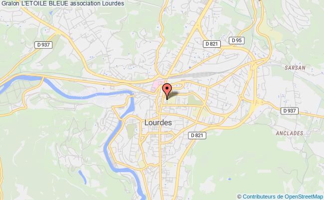 plan association L'etoile Bleue Lourdes
