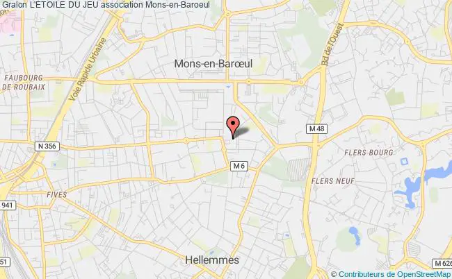 plan association L'etoile Du Jeu Mons-en-Baroeul
